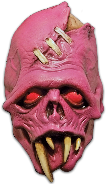 Fang Pink Mask - Giant Tooth Monster Mask - Costume Accessories Masks (436x639), Png Download