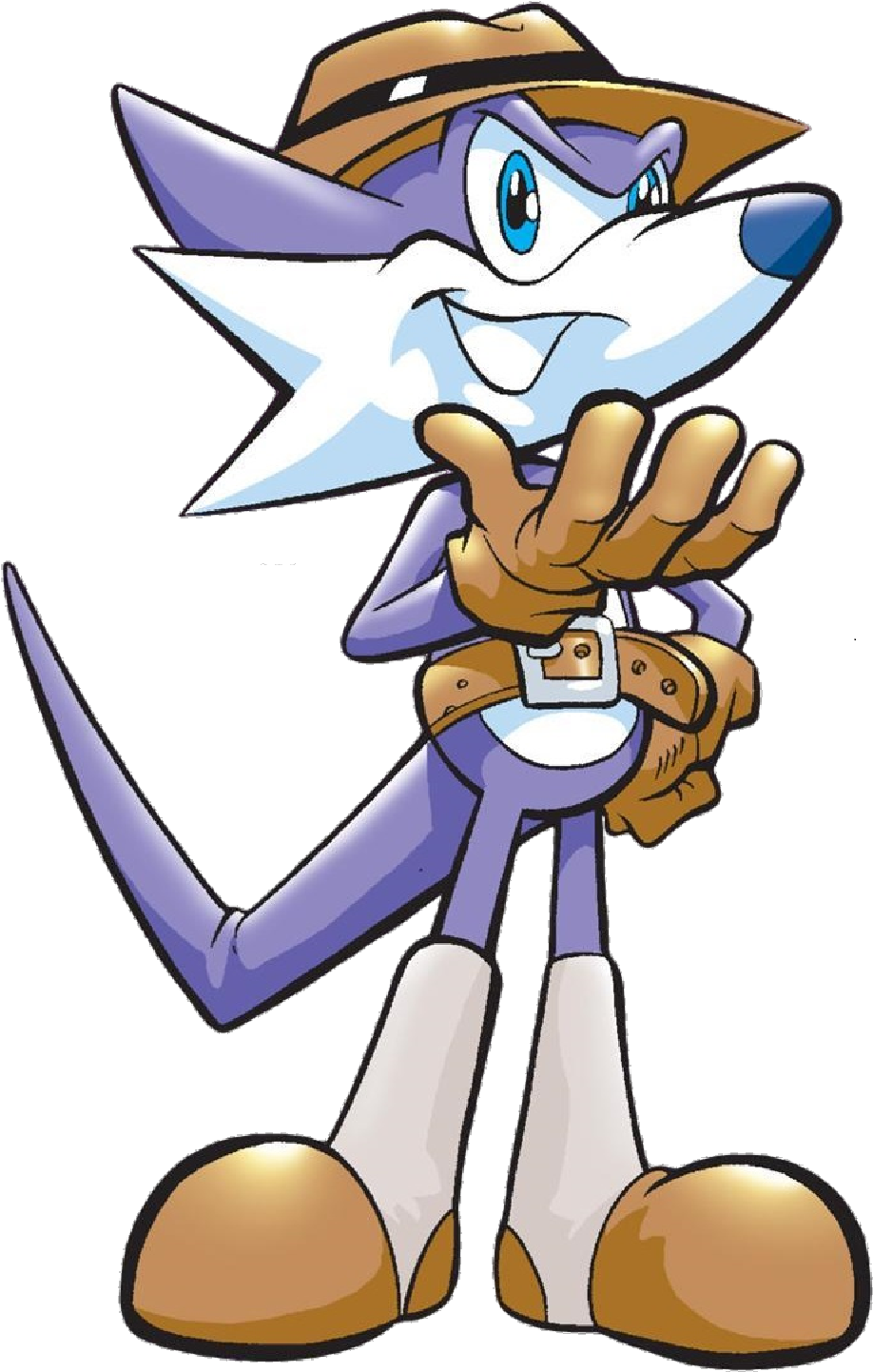 Fangs Clipart Bad Character - Nack The Weasel (993x1504), Png Download