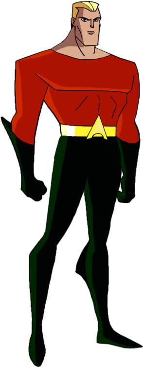 Vector Freeuse Download From Superman The Animated - Aquaman Bruce Timm (400x756), Png Download