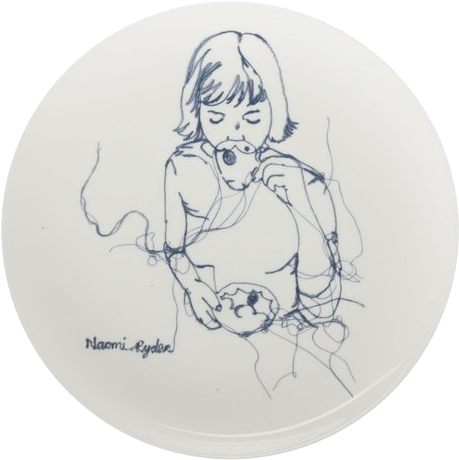 Free Drawing Instagram Contemporary - Embroidery (500x500), Png Download