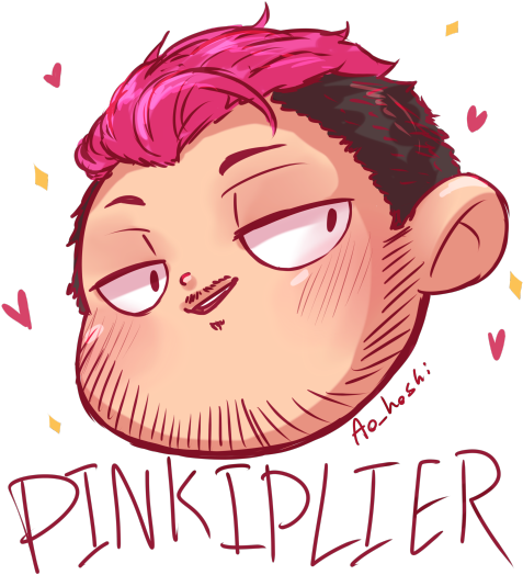 Pinkiplier Has Arrived Holy Shiet Omg I Was So Ready - Jacksepticeye (500x559), Png Download