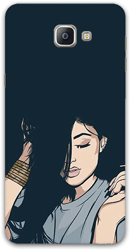 Black Fashion Samsung A9 Mobile Case - Hey Kylie; Throw Pillow Cover With Insert (16" X 16") (600x600), Png Download