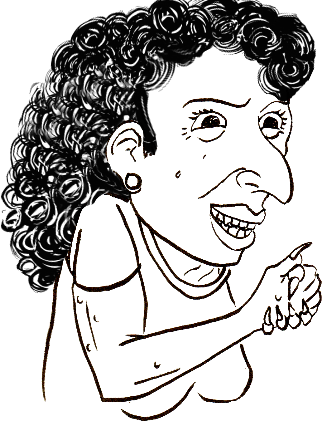 United States Of America Face Hair Woman Facial Expression - /pol/ (1136x1434), Png Download