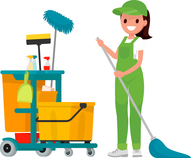 Commercial Cleaning Service Image One - Cleaning Services In Sri Lanka (665x550), Png Download