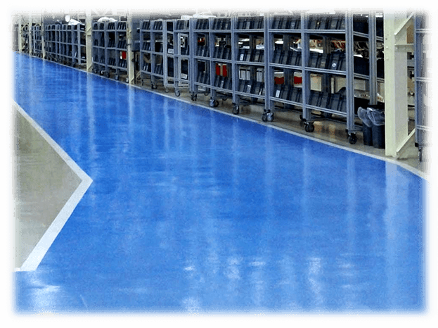 Blue Floor - Apoxy Coating Service Banners (623x466), Png Download