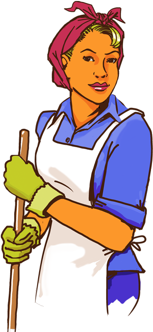 Bless This Mess Residential Services St Albert - Maid Service (328x656), Png Download