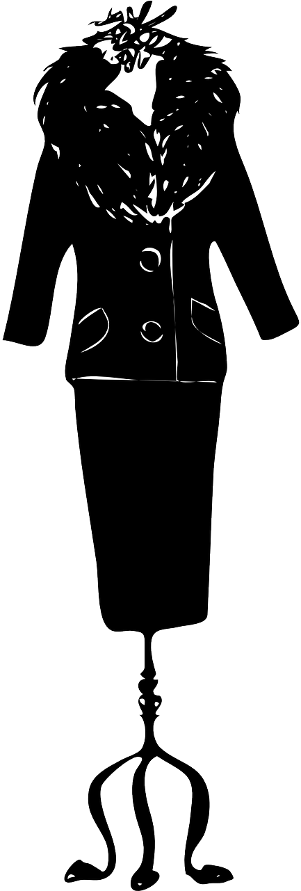 Page Divider - Stickalz Llc Coat Mannequin Wall Art Sticker Decal (640x1280), Png Download