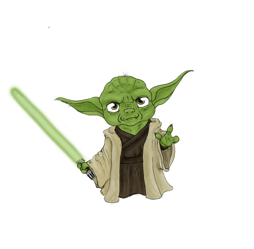 Chibi Yoda By Minihumanoid On Deviantart - Yoda Clipart (883x905), Png Download
