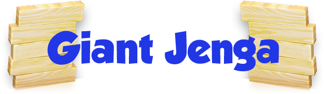 Our Giant Jenga Is Amazing Fun For Everyone At Your - Hasbro Jenga Giant Party (650x200), Png Download