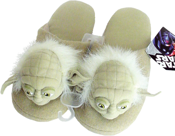 Yoda Slippers - Star Wars - Yoda Slippers (small) (570x445), Png Download