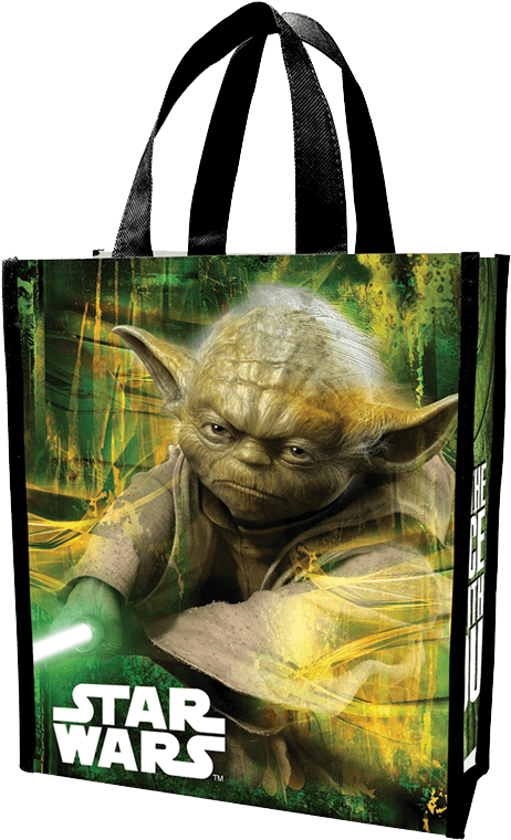 Star Wars Yoda Small Recycled Shopper Tote - Star Wars (769x769), Png Download