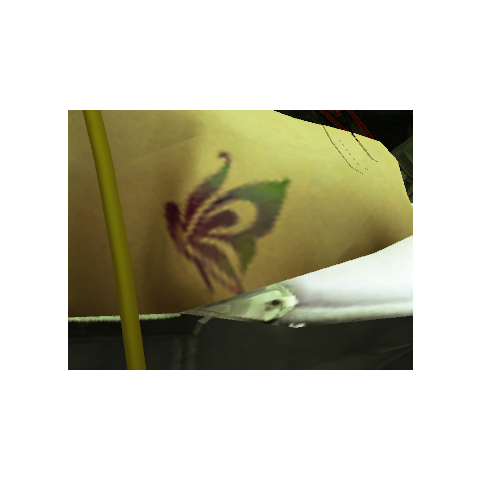 Lebreau's Tattoo - - Tattoo (480x480), Png Download