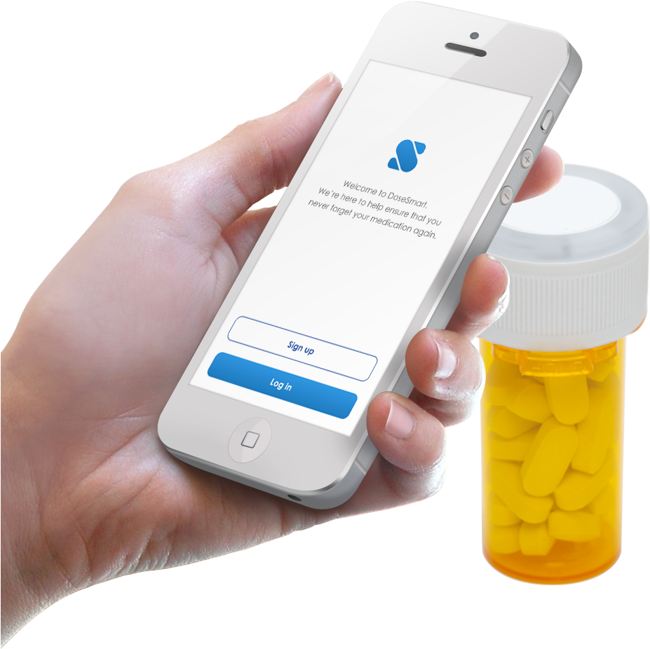 Dosesmart Medication Reminder App With Smart Bottle - Cootway Bluetooth Fm Transmitter,wireless In-car Bluetooth (1000x940), Png Download
