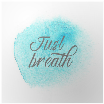 Abstract Blue Hand Drawing Watercolor Wash On White - Calligraphy (400x400), Png Download