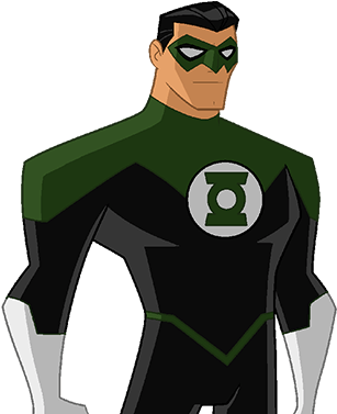 Greenlantern - Green Arrow Justice League Action (1600x413), Png Download