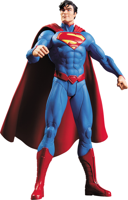 Dccoct120316 Justice League Superman Figure 3 - Dc Comics Justice League Superman Action Figure (449x700), Png Download