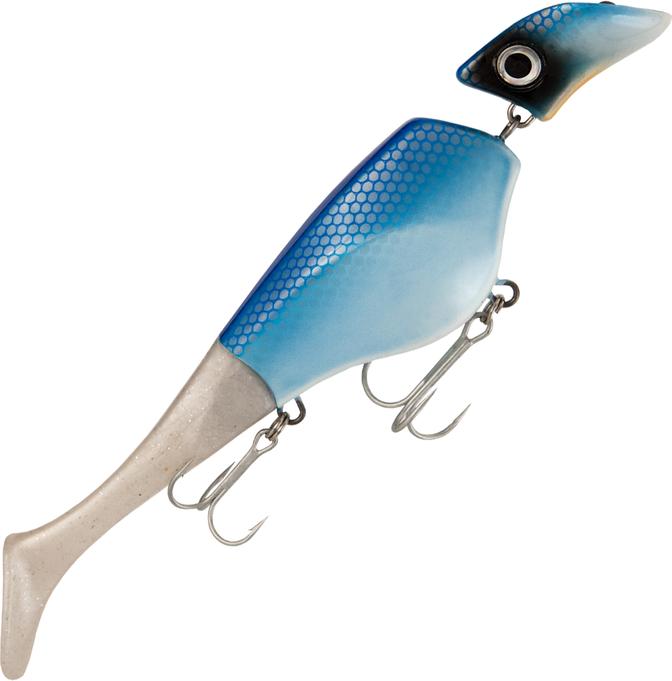 Headbanger Lures - Headbanger Shad 16cm, Sinking, Blue Pearl (1328x1345), Png Download