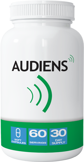 The Tinnitus Pill Bottle - The Audiens Tinnitus Pill - Natural Remedy For Tinnitus (320x584), Png Download