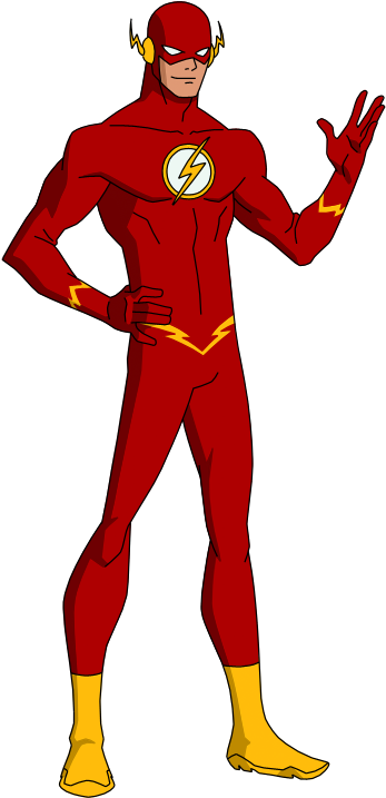Justice League - Young Justice The Flash (400x800), Png Download