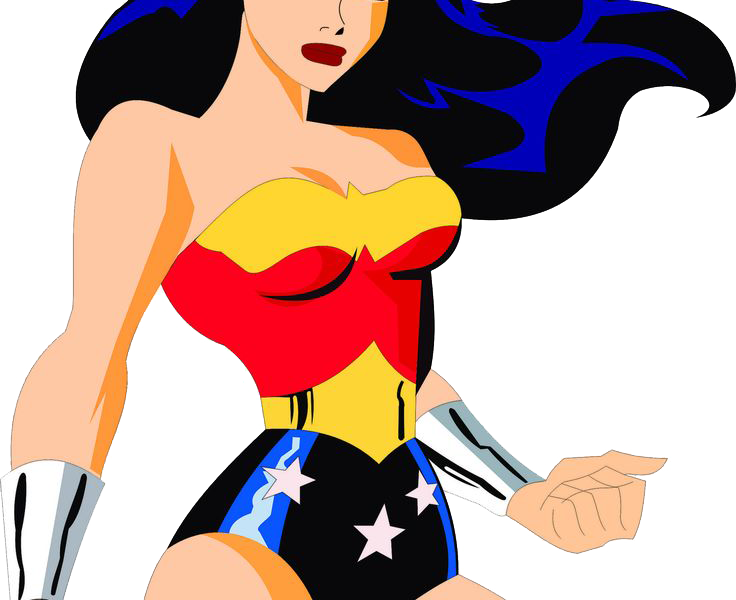 Image Library At Getdrawings Com Free For Personal - Liga Da Justiça Mulher Maravilha Png (736x600), Png Download