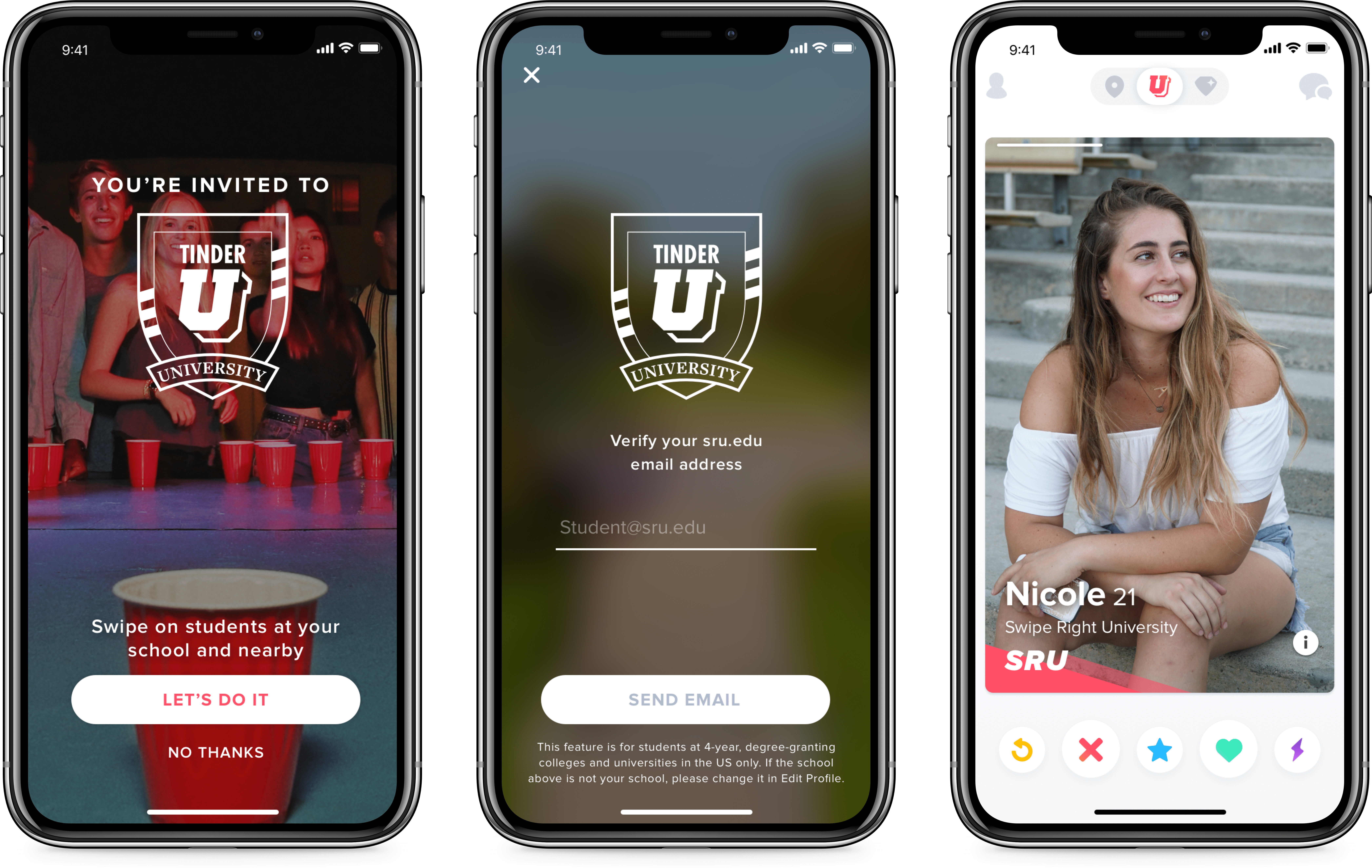 Tinder's Latest Feature, Tinder U, Is Only For College (8370x5314), Png Download