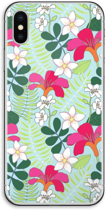 Tropical Flowers - Tropical Climate (395x800), Png Download