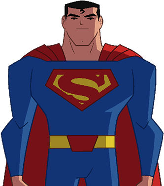 Superman - Justice League Action Characters (1600x413), Png Download