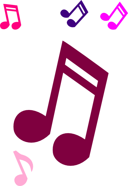 Music Notes Clip Art - Music Note Animation Png (408x592), Png Download