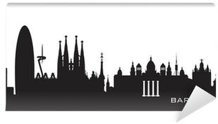 Skyline Silhouette Png Barcelona Spain City Skyline - Barcelona (400x400), Png Download