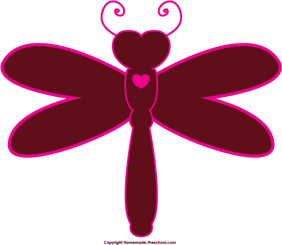 Free Dragonfly Clipart - Dragonfly Clipart (572x498), Png Download
