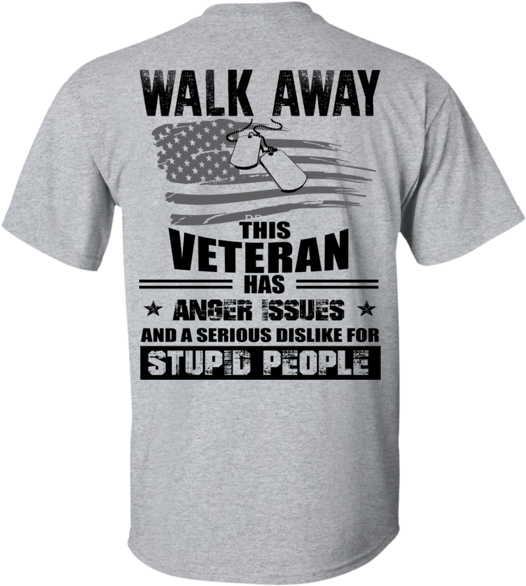 Walk Away This Veteran (1155x1155), Png Download