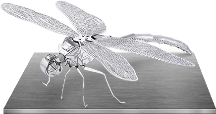 $9 - - 3d Metal Model Dragonfly (440x330), Png Download