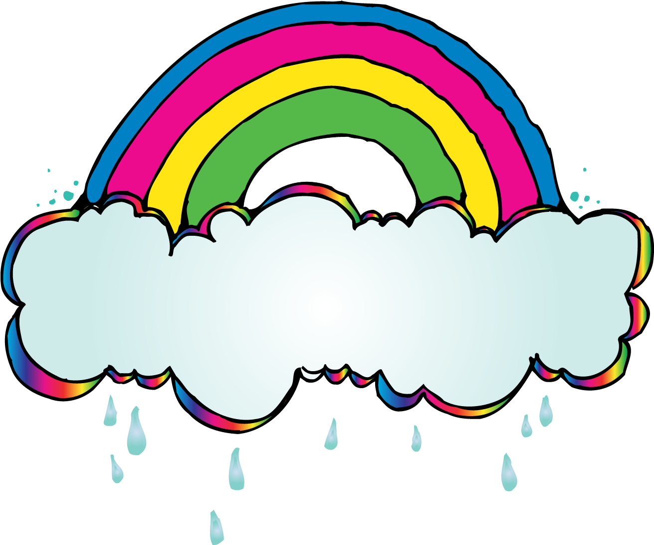 Skittles Clip Art - Skittles Rainbow Clipart Png (1325x1101), Png Download