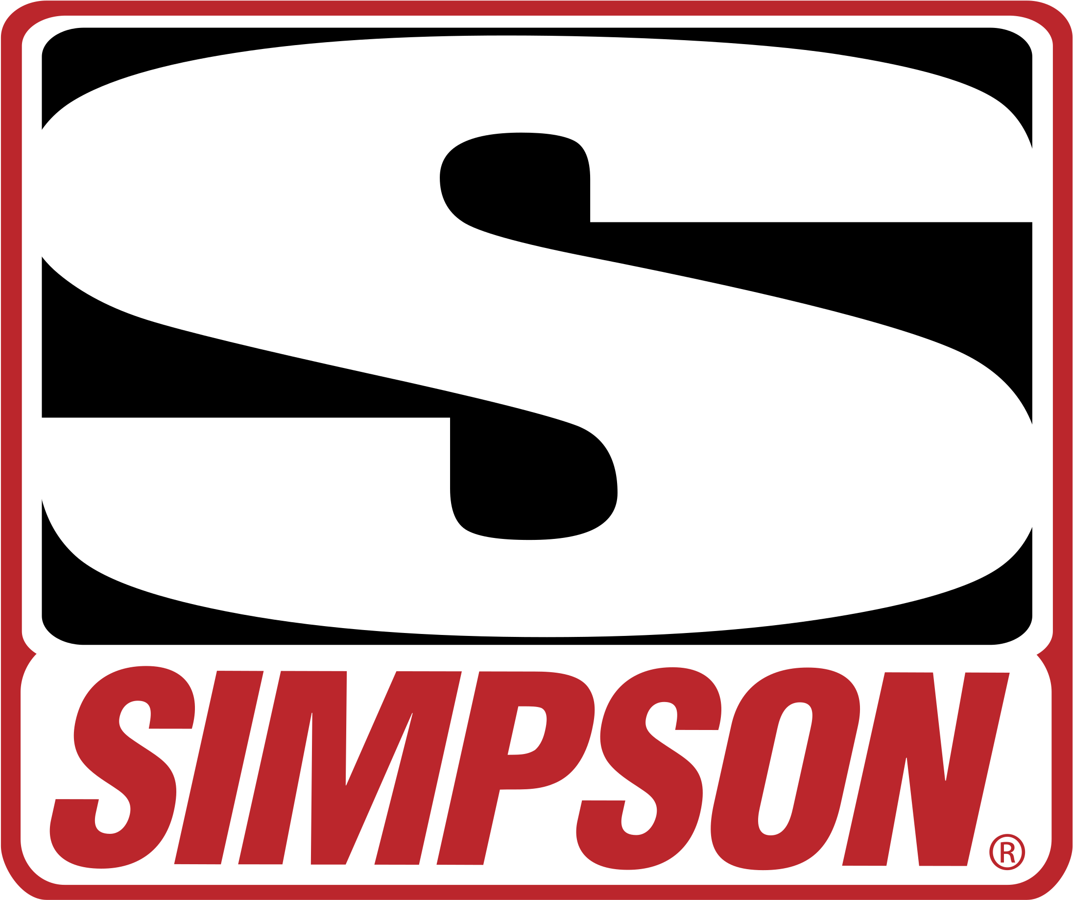 Simpson Racing Logo Png Transparent - Simpson Racing (2400x2400), Png Download
