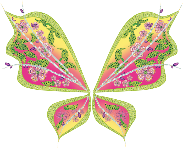 Winx Fairy Wings (700x635), Png Download
