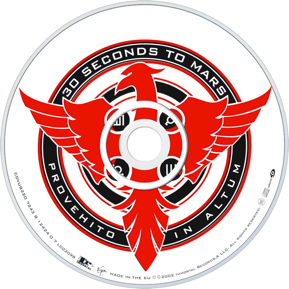 Album 30 Seconds To Mars - 30 Seconds To Mars Album Covers (1000x1000), Png Download