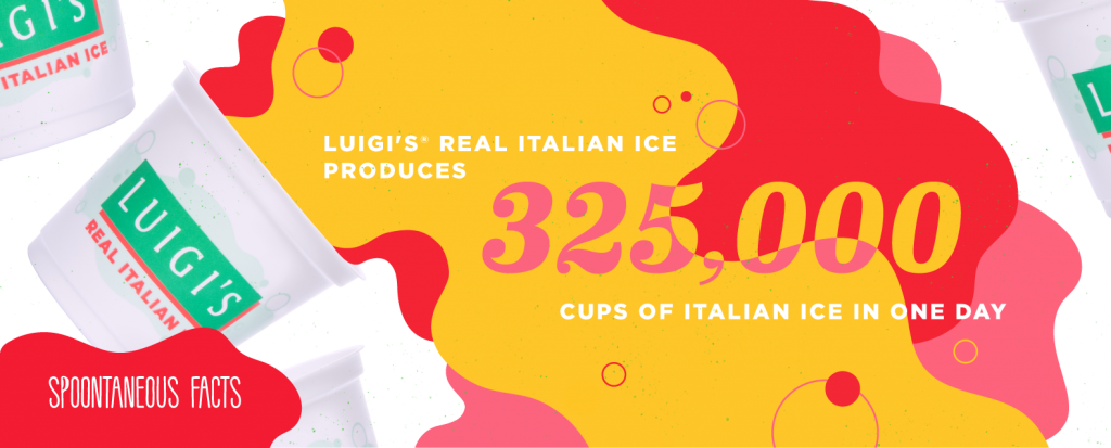 Luigi's Real Italian Ice - Italian Ice (1024x413), Png Download