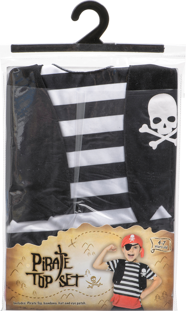 Pirate Top, , - Cartoon (601x1004), Png Download