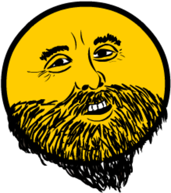 Awesome Face / Epic Smiley - Лицо Мемов Png (600x677), Png Download