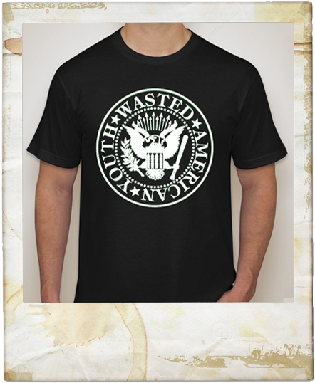 Image Of Wasted Youth - Red Rising T Shirt (586x595), Png Download