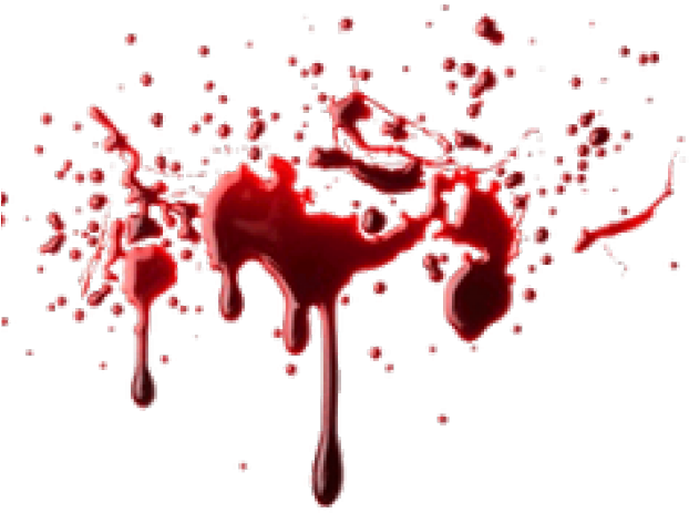 Blood Png Transparent Images - Realistic Blood Splatter (640x480), Png Download