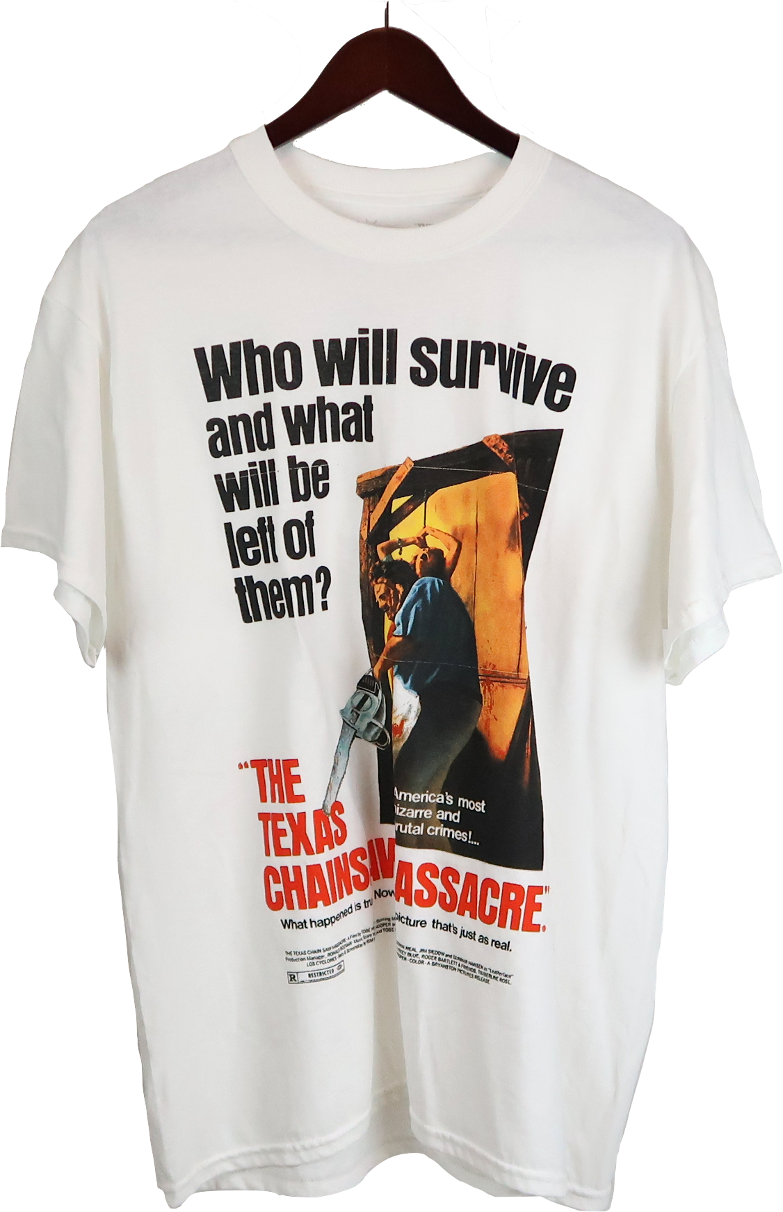 Travis Scott X Texas Chainsaw Massacre Survive T-shirt - Texas Chain Saw Massacre (1302x1799), Png Download
