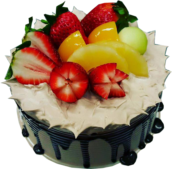 6 - Fruit Cake (691x667), Png Download