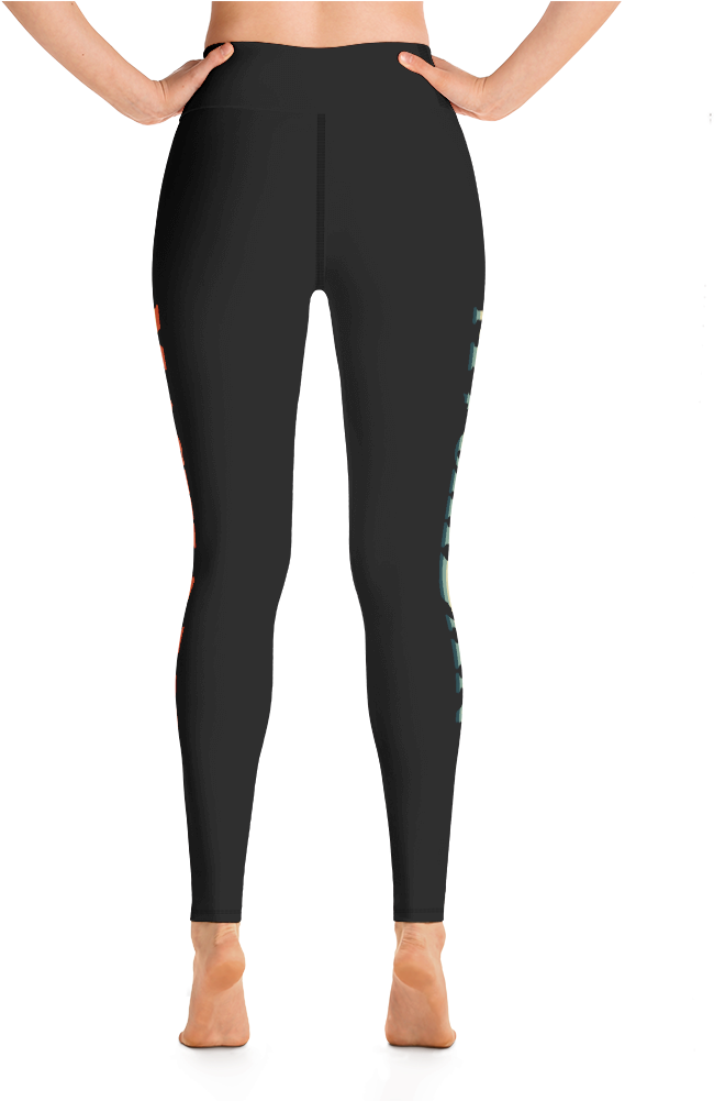 Load Image Into Gallery Viewer, Vintage Horizontal - Altino Beauty Girl Yoga Pants - #a27a3c - Vanilla Bean (1000x1000), Png Download