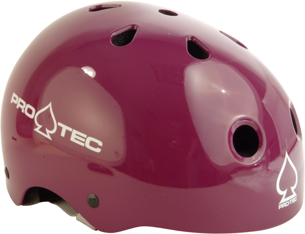 Protec Classic Gloss Red- Small Helmet, Red (1024x1024), Png Download