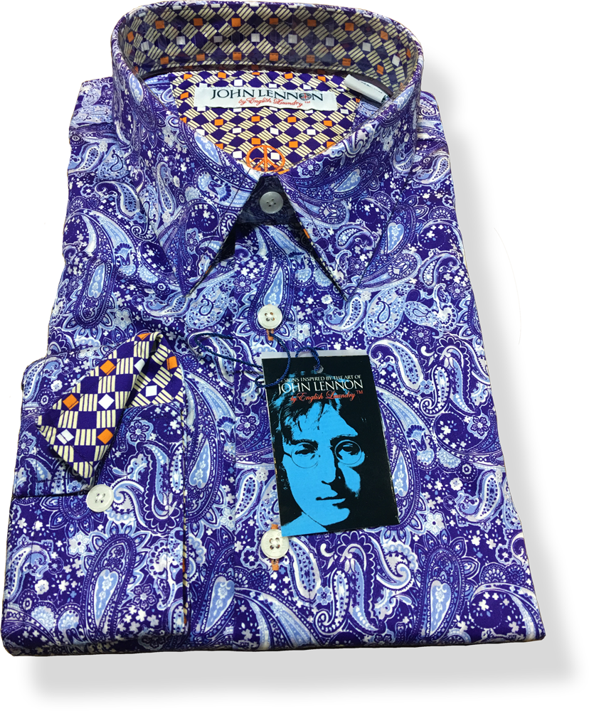 John Lennon Jlw3015 Ratcliffe - Inspired By The Art Of John Lennon Amsterdam Blue Stripe (828x1000), Png Download