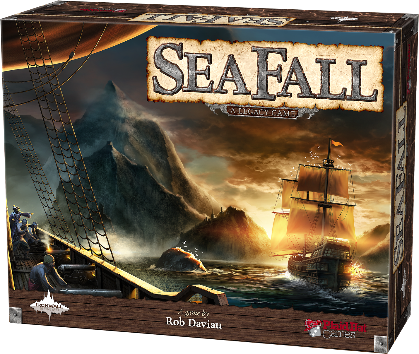 Seafall Box Front - Seafall A Legacy Game (1500x1356), Png Download
