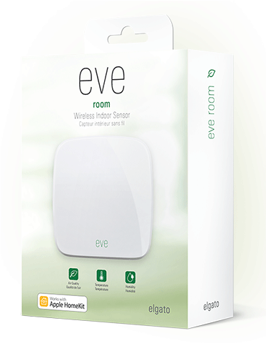 Smart Home Elgato Eve Room - Elgato Eve Room Wireless Indoor Sensor (640x480), Png Download