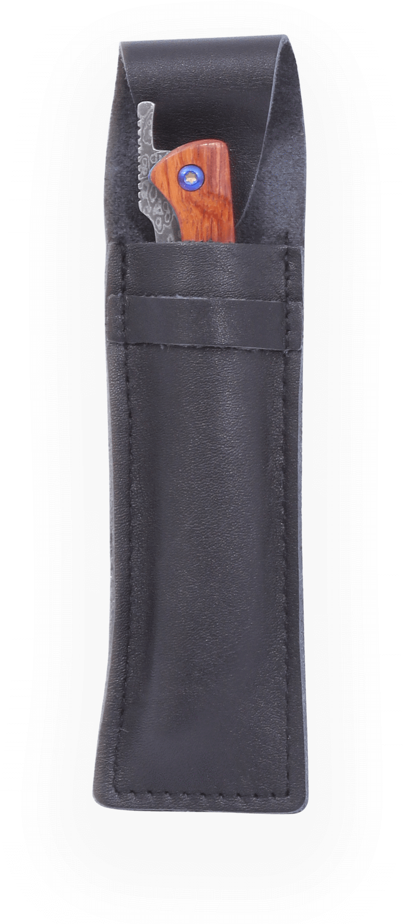 Damascus Folding Steak Knife (2000x2000), Png Download