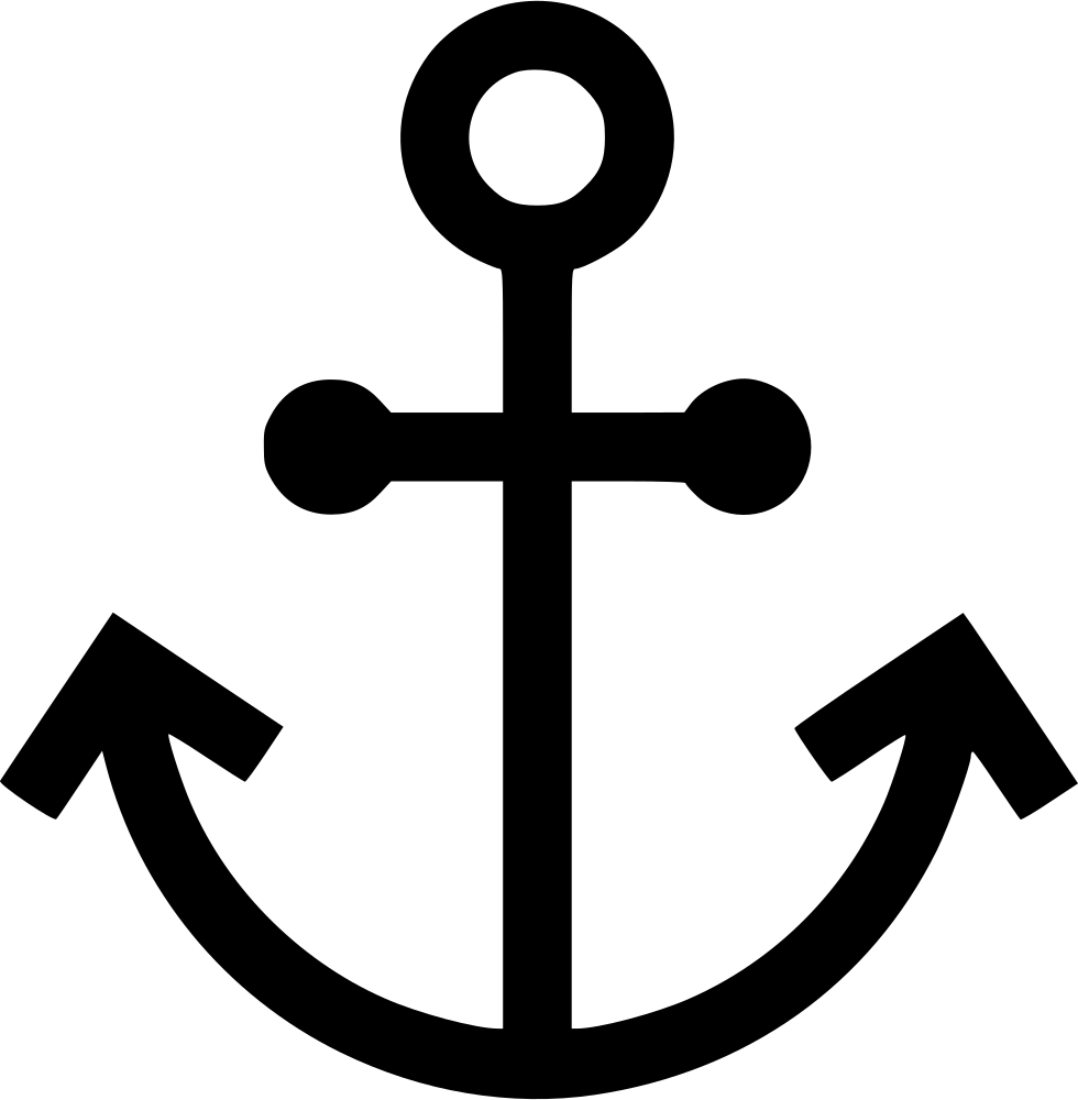 Png File Svg - Desenho De Ancora Png (980x1000), Png Download